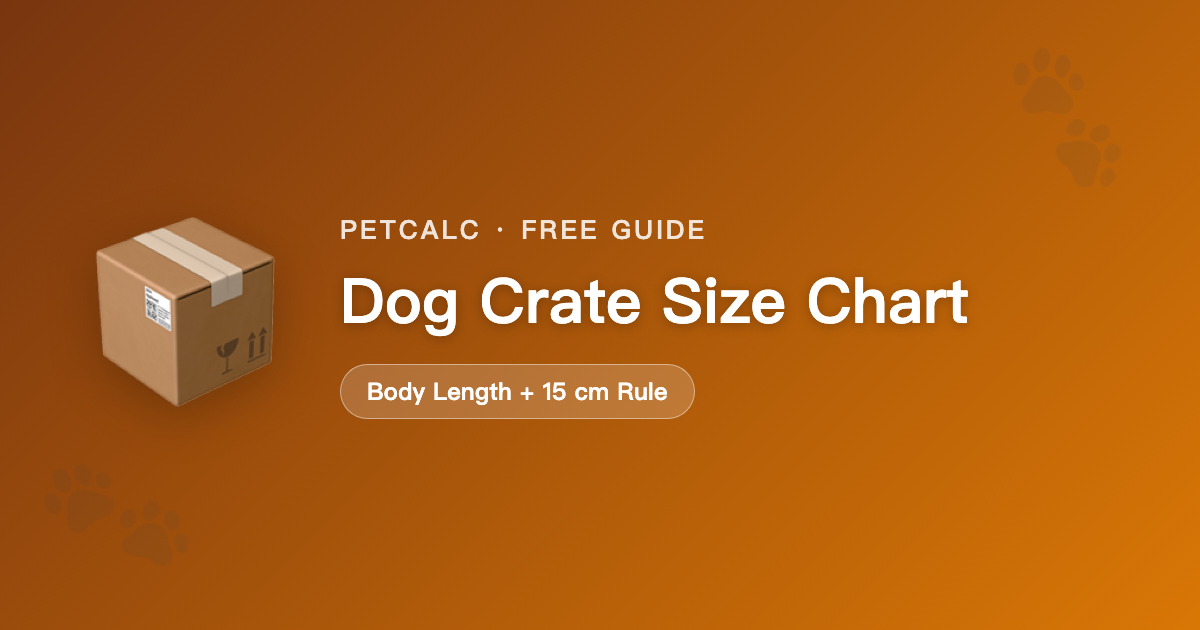 Dog Crate Size Chart: Find the Right Crate cover