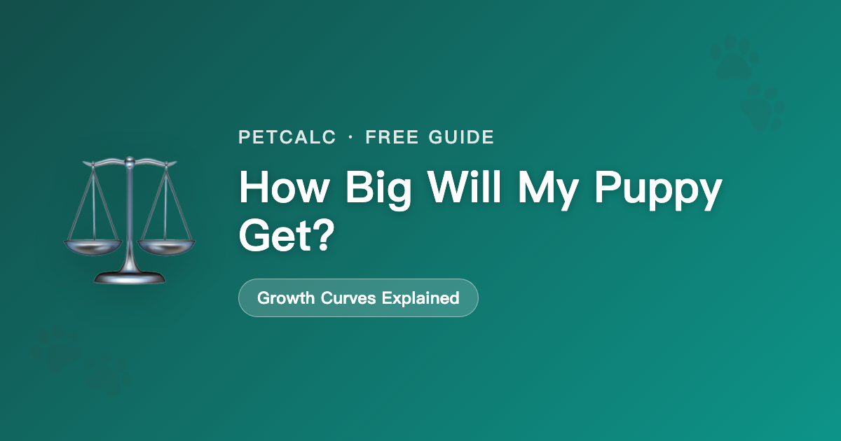 How Big Will My Puppy Get? Growth Curves cover